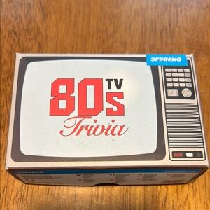 80's TV Trivia Card Game 100 Questions Test Your Knowledge of Classic TV Shows